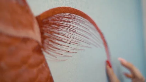 Mesmerizing Fish Pattern Wallpaper - Dive In 스톡 동영상 304799229