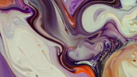 Mesmerizing Flow Of Color And Texture. Stock Footage 294953418