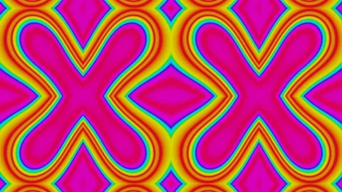 Mesmerizing Flowing Multicolored Patterned Background VJ Loop Stock Footage 171713933