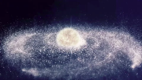 Mesmerizing flythrough of a glowing spiral galaxy Stock Footage 328906984