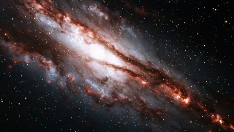 Mesmerizing Galaxy Loop: Journey Through Space Video stock 248624644