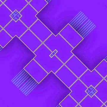 Mesmerizing geometric shapes and patterns. 3d rendering illustration イラスト素材