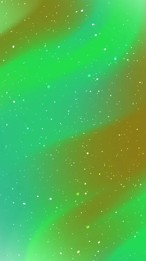 Mesmerizing green and gold particles flowing through an abstract vibrant ba.. Видео 338162222