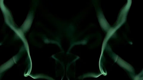 Mesmerizing Green Swirls Stock Footage 296499308