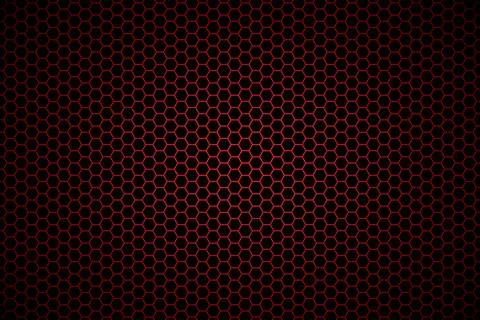 Mesmerizing hexagonal cell pattern of a honeycomb-inspired vector red backg.. Stock Illustration