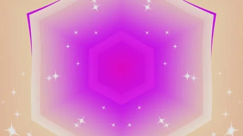 Mesmerizing Hexagonal Kaleidoscope with Shifting Color Gradients Video stock 332389660
