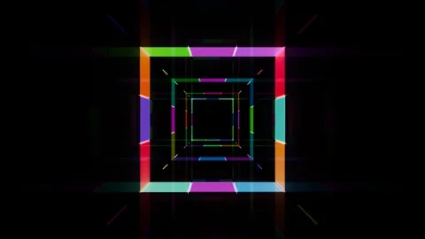 Mesmerizing kaleidoscope pattern for dynamic VJ loops and music visuals Video stock 296217871