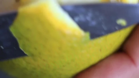 A mesmerizing macro shot that meticulously documents the process of expertly pee Stock Footage 254600999