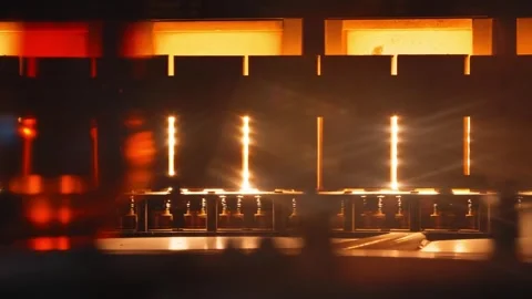 Mesmerizing mechanism spinning like a collider Stock Footage 240927485
