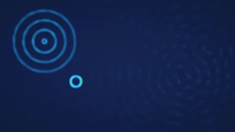 Mesmerizing motion graphic video features a dark blue background Stock Footage 337859237
