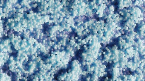 Mesmerizing moving of blue and violet air bubbles creating an abstract dyna.. Stock Footage 254464856