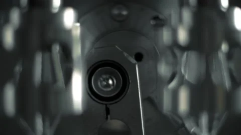 Mesmerizing operation of the rope weaving machine mechanisms in slow motion Stock Footage 179713548