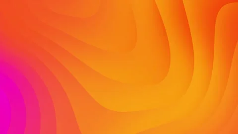 Mesmerizing Orange Yellow Wave Gradient Background Animation Stock Footage 286397115