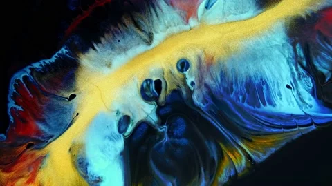 Mesmerizing Paint background liquid art. wallpaper for 4k Abstract motion Stock Footage 166273072