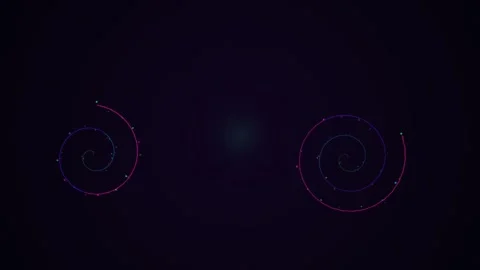 Mesmerizing Particle Spiral Motion Graphic Background Video stock 328566103