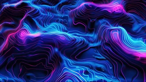 A mesmerizing pattern neon textil. Video stock 281023224