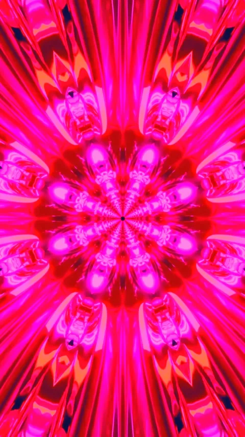 Mesmerizing pink tunnel video loop creating a vibrant experience for screen.. Stock Footage 321566976
