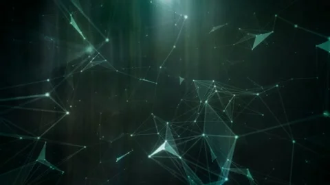 Mesmerizing Polygonal Plexus, Elegan Motion Connections Network 動画素材 311041937