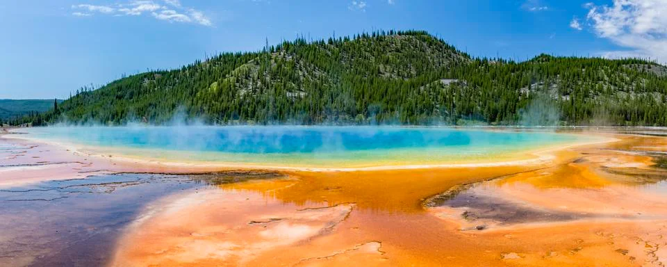 Mesmerizing Prismatic Spring Stock Photos