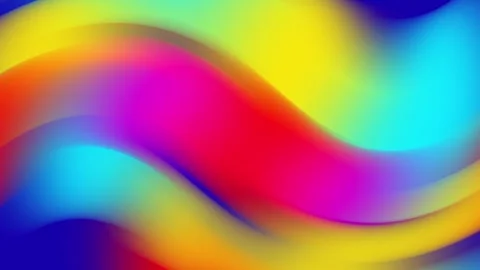 Mesmerizing Red Blue Yellow Twirl Gradient Background Animation Stock Footage 286396985