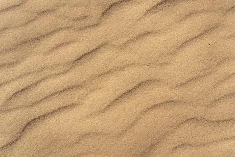 Mesmerizing sand background, bathed in the sun, with a stunning yellow hue of Stock Photos