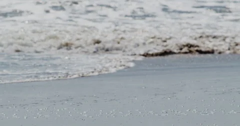 Mesmerizing Slow Motion Footage of Waves Crashing on the Beach - Stock Video Stock Footage 345007055