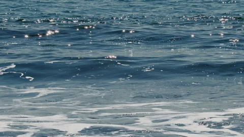 Mesmerizing Slow Motion Footage of Waves Crashing on the Beach - Stock Video Stock Footage 345007056