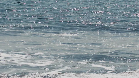 Mesmerizing Slow Motion Footage of Waves Crashing on the Beach - Stock Video Stock Footage 345008020