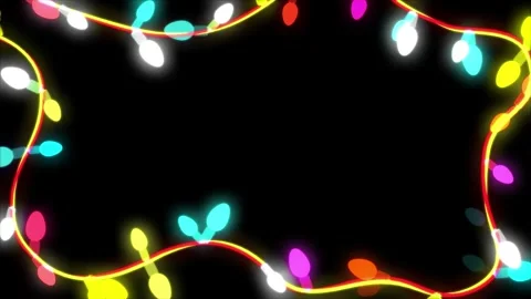 Mesmerizing Spiral of Multi-Colored Christmas Lights on Dark Backdrop Stock Footage 309539719