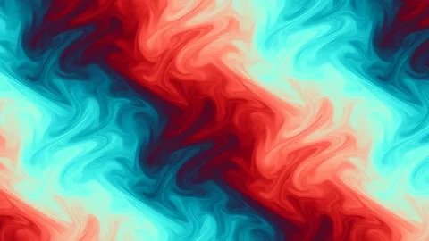Mesmerizing Swirl Abstract Pattern Red and Teal Liquid Art Background Graphic 스톡 일러스트