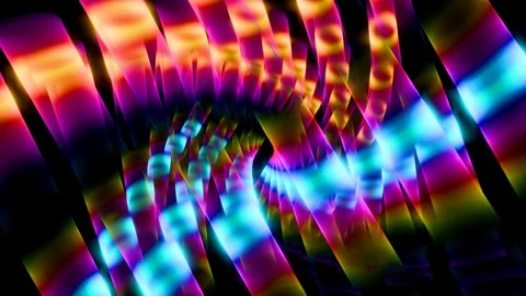 Mesmerizing swirling patterns in vibrant colors for immersive VJ loops Stock Footage 292144874