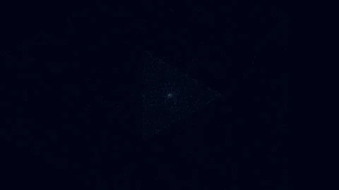 Mesmerizing triangle creation with intricate dot patterns Vídeos de archivo 289287406