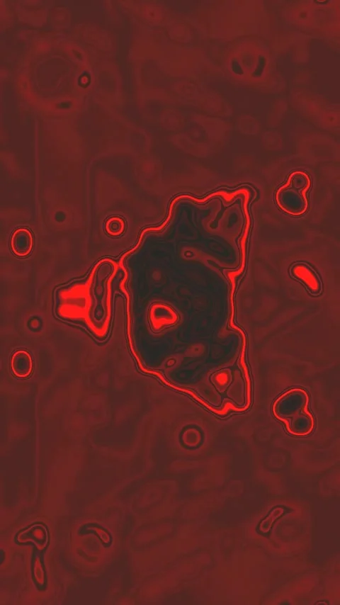 Mesmerizing tunnel animation loop with vibrant red hues and dynamic pattern.. Video stock 317057479