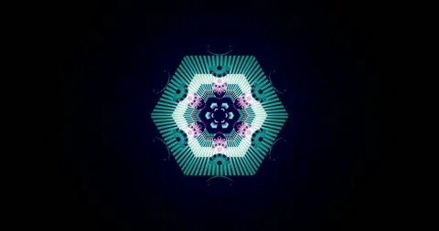 Mesmerizing tunnel video loop creates an immersive visual experie Stock Footage 318172803