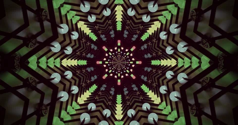 Mesmerizing tunnel video loop creates a seamless visual journey w Stock Footage 318174955