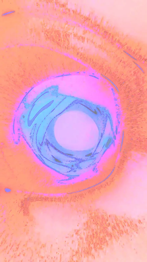 Mesmerizing tunnel video loop transitions with colors flowing seamlessly in.. Stock Footage 321266250
