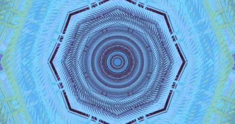 Mesmerizing tunnel video vj loop screensaver creating a seamless visual exp.. Stock Footage 319426510