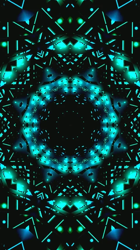 Mesmerizing tunnel video vj loop screensaver with seamless motion and vibra.. Video stock 321263692
