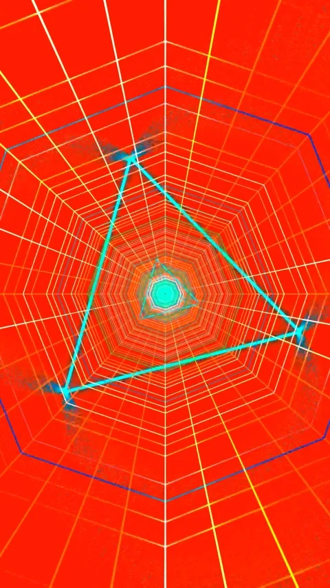 Mesmerizing tunnel video vj loop creating a seamless visual experience in b.. Stock Footage 321270969