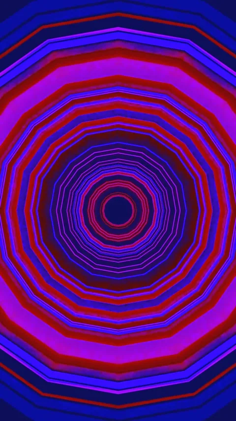 Mesmerizing tunnel video vj loop screensaver creates a continuous flow of c.. Stock Footage 321572052