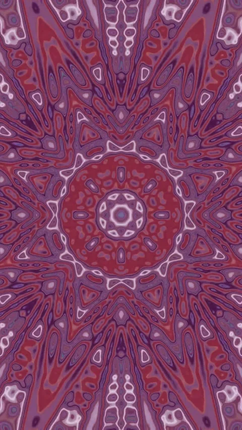 Mesmerizing tunnel visual loop in rich pink and purple colors for relaxing .. Stock Footage 321566074