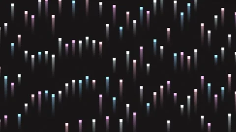 Mesmerizing Vertical Light Streaks Across a Dark Background. Stock Footage 328695123