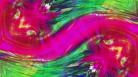 A mesmerizing video background features spinning, colorful, looping patterns Stock Footage 280074855