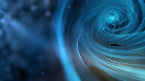 A mesmerizing video clip showcasing a continuous, swirling vortex of luminous Stock Footage 344104854