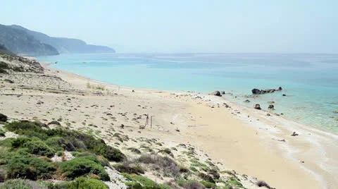 Mesmerizing view from beach bar Stock Footage 24734421