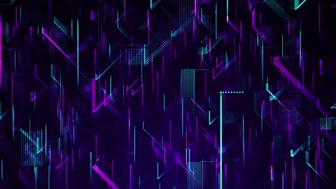 A mesmerizing visual representation of digital data falling through cybersp.. Stock Footage 277487089