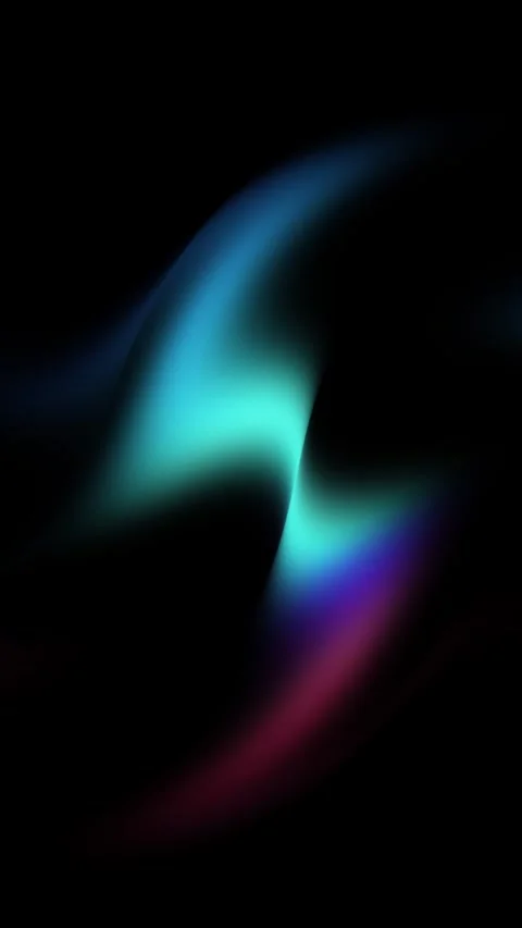 Mesmerizing wave of light in Vertical 4K hypnotic blue-violet gradient 動画素材 334593703