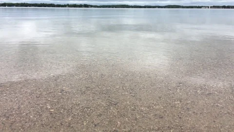 Mesmerizing Waves from Lake Video stock 78518012