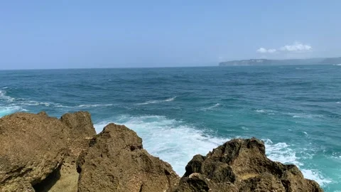 Mesmerizing Waves of South Java: A Coastal Symphony #21 Stock-Footage 246718364