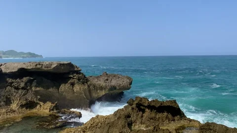 Mesmerizing Waves of South Java: A Coastal Symphony #15 動画素材 246718563